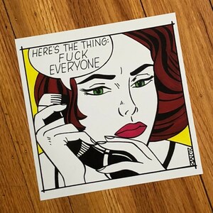 10&quot;x10&quot; Here&#39;s the Thing... Print