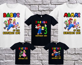 Personalize Custom The King of Mickey Mouse Birthday Party T Shirt Baby Name Age