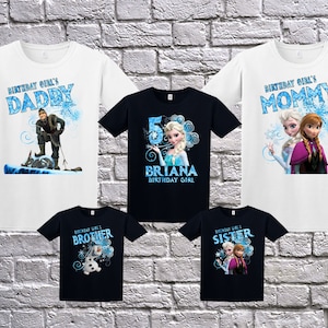 Frozen family shirts, Frozen custom shirts, Frozen, Frozen Birthday Shirt, Frozen birthday girl shirt, Frozen birthday outfit, Frozen girl