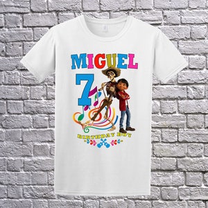 Coco Shirt, Coco Birthday shirt, Coco boy&#39;s shirt, Coco white shirt, Coco personalized shirt, Coco customized shirt, Coco theme party