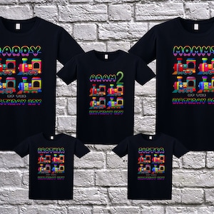 Train birthday shirt, Train custom t-shirt, Train Personalized tshirt, Trains family matching birthday shirts, Train custom name age