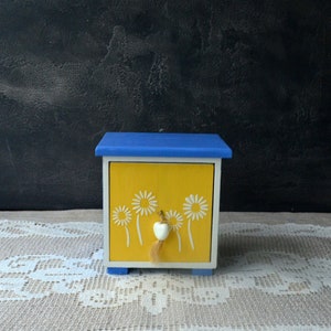 Mini baúl de almacenamiento con cajones Caja de madera para guardar joyas, joyero, mueble de boticario, cajones de sobremesa, caja de tesoros, organizador de joyas