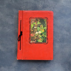 Organizador de álbum de fotos de família retrô Álbum de fotos de memórias antigas Álbum de coleção de cartões postais Álbum de viagem Álbum de cartões de scrapbook Álbum comemorativo