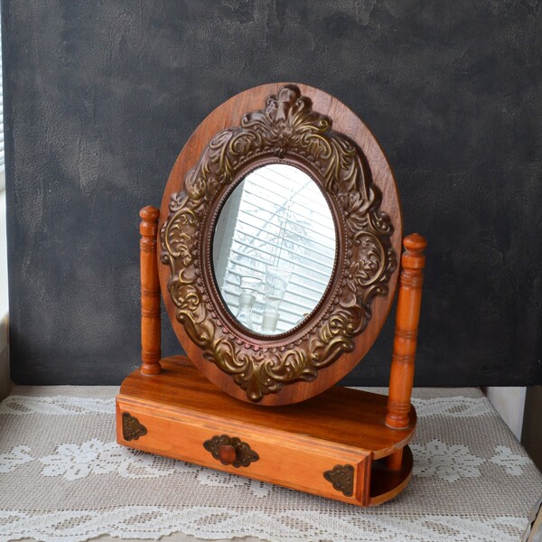 Metal Dressing Mirror Etsy
