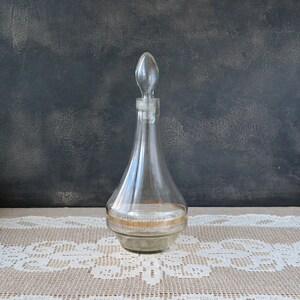 Klarglas-Dekanter Streifen Weinkaraffe Likör Scotch Dekanter Whisky Gin Dekanter Bourbon Dekanter Bar Flasche Retro Barware