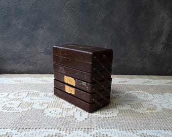 Kleine plastic uitvouwbare opbergdoos Gereedschapskist Organizer voor visgerei