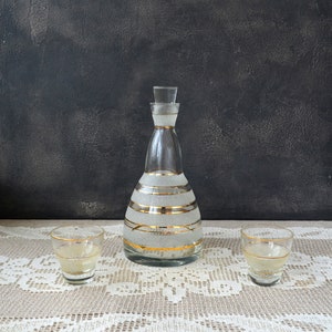Set of clear glass decanter and glasses Wine carafe Liquor scotch decanter Whiskey gin decanter Bourbon decanter Bar bottle