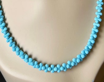 Vintage Midcentury Baby BLUE Necklace