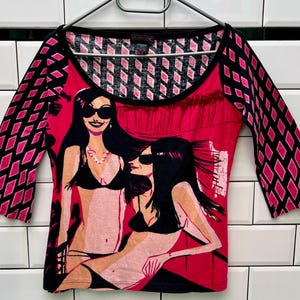 Collectable CUSTO Barcelona Graphic Shirt - Vintage 90s Custo Y2K Top