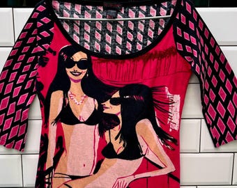 【美品】でも少々難ありChristian Lacroix Christian Lacroix X Desigual Top, Vintage Designer Top - Etsy