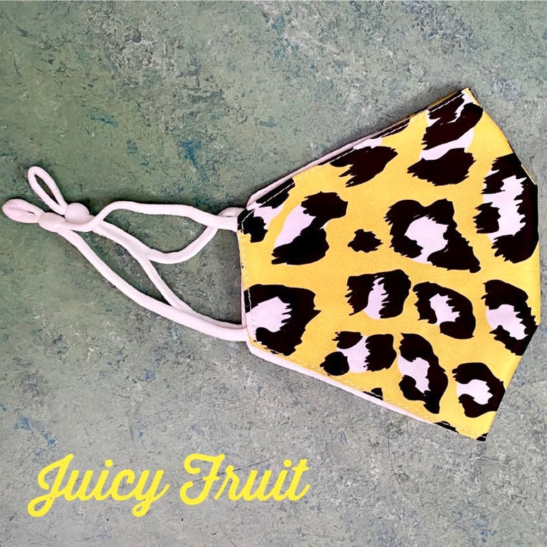 Leopard Face Mask Reusable Face Mask Animal Print Face Mask Etsy