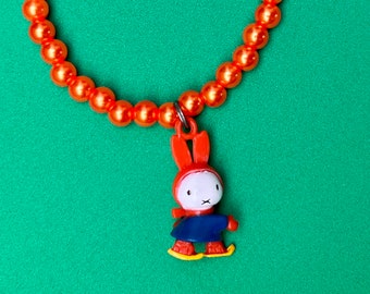 Miffy necklace, Miffy goes ice skating