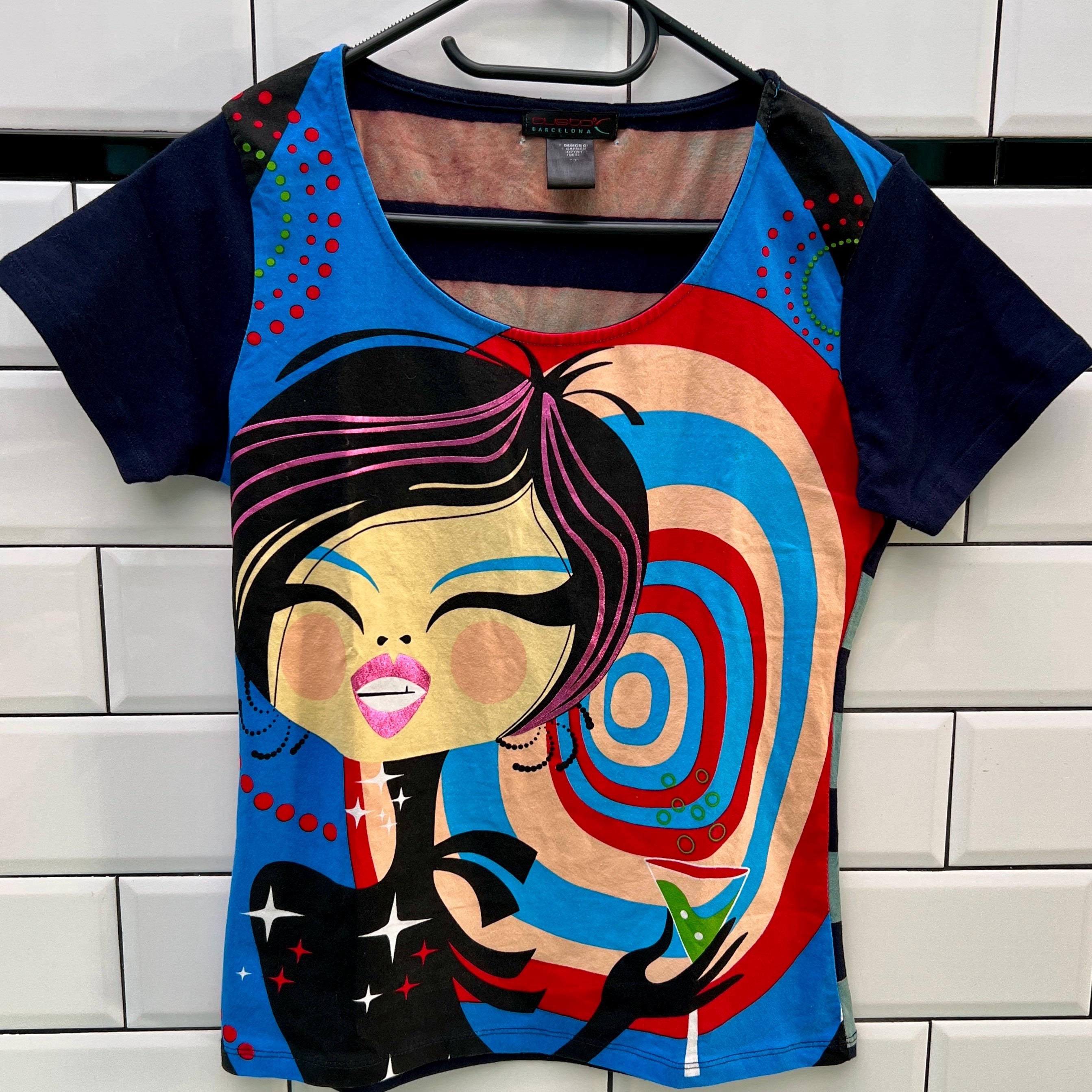 トップス Custo Barcelona archive t-shirts Vintage Graphic Custo Barcelona Top | eBay