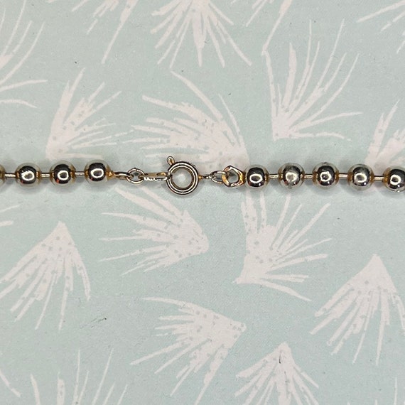 Vintage Metal Bib Necklace, Steampunk Necklace, G… - image 5