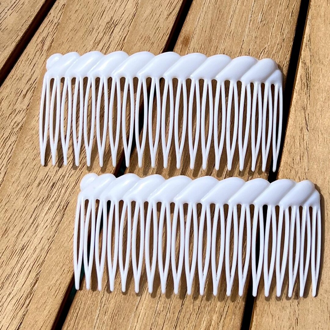 Comb Back Clips Vintage Hair Side Comb Set of 2 - Hair Clips for Summer in Primary ...