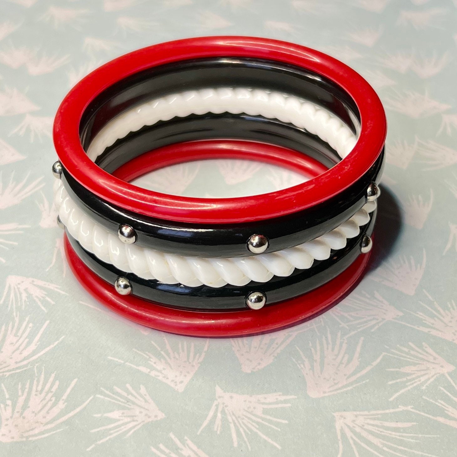 Black Plastic Bangle - Etsy
