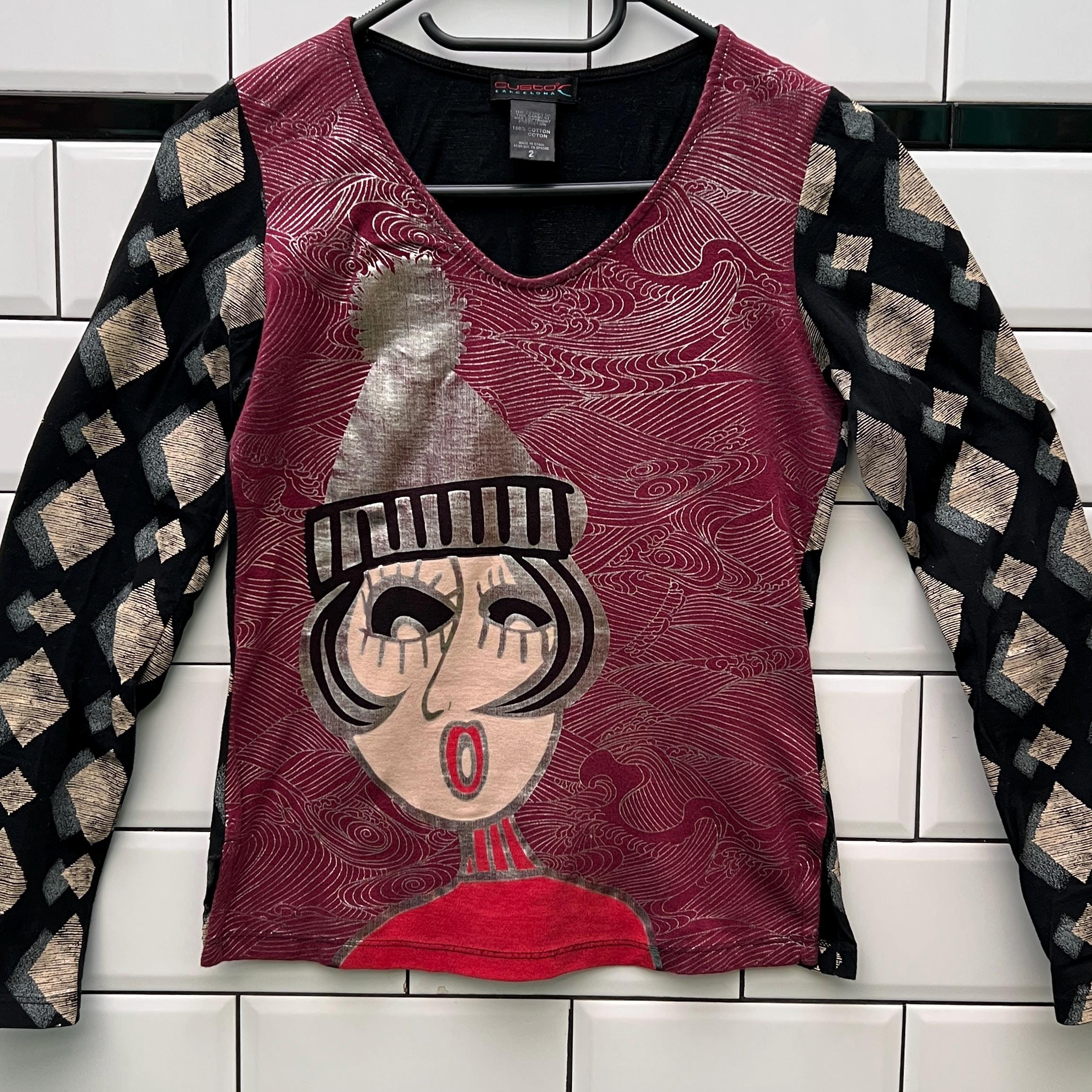Custo Barcelona Printed Top - Etsy