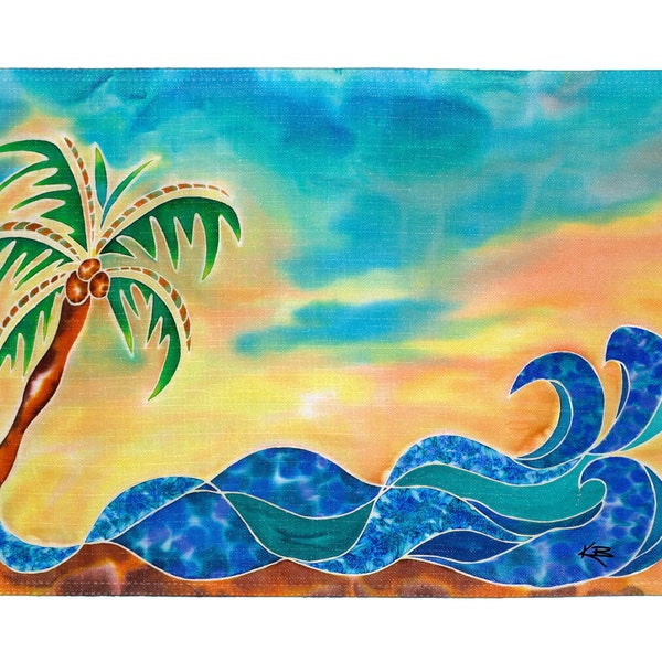 Palm Tree Placemat Etsy