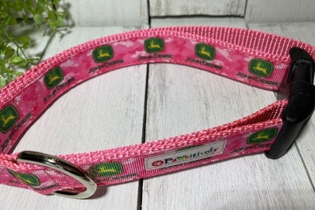 john deere dog collar