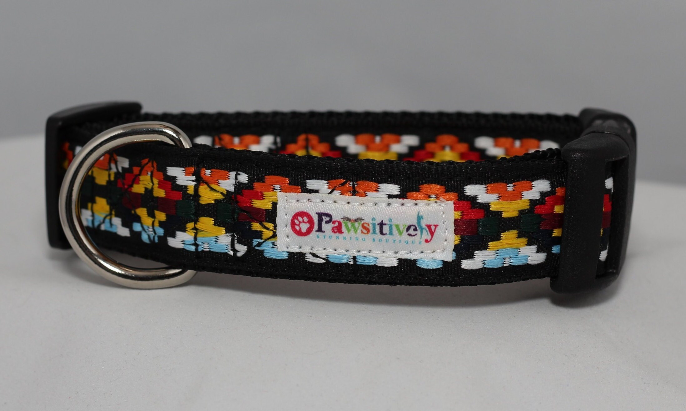 aztec print dog collar
