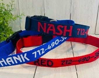Personalized Dog / Pet Collar 1"