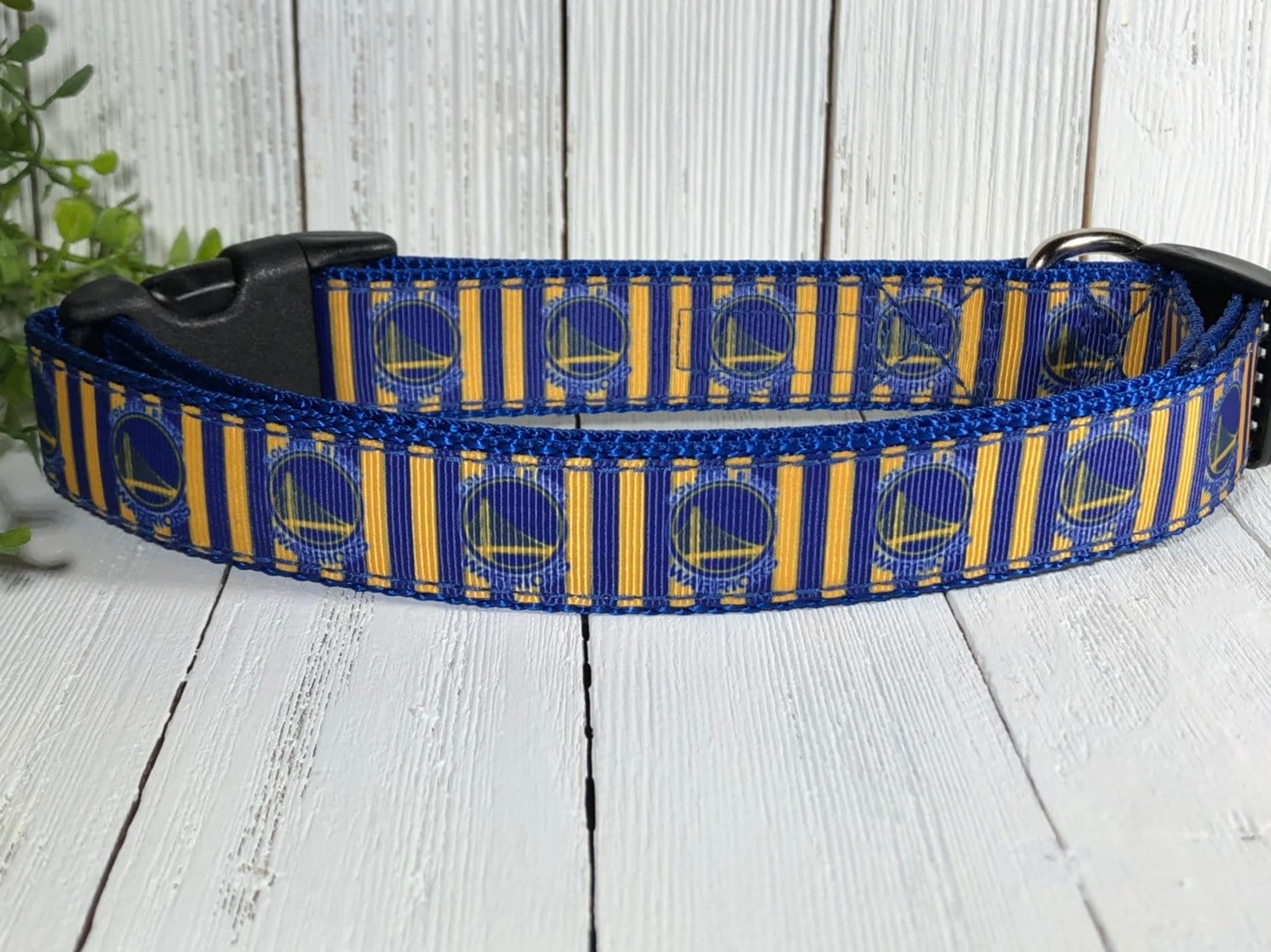 warriors dog collar