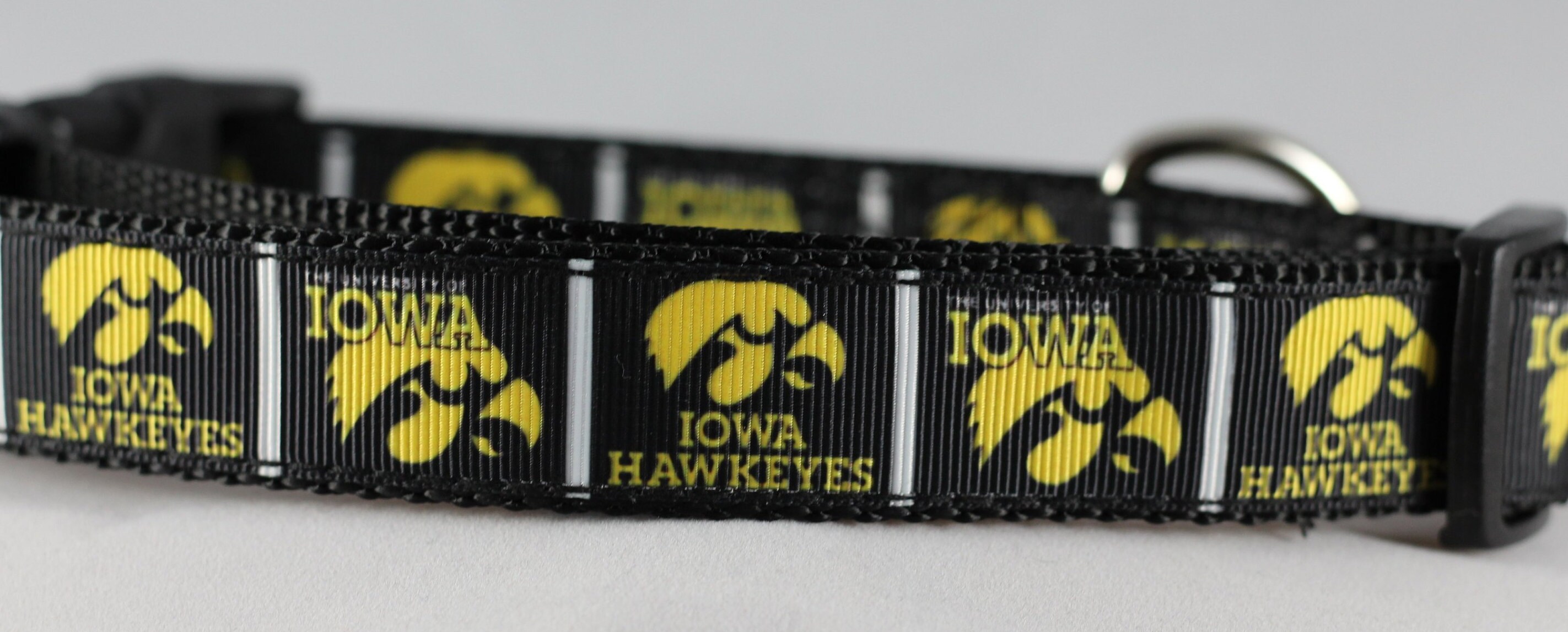iowa hawkeye dog collar