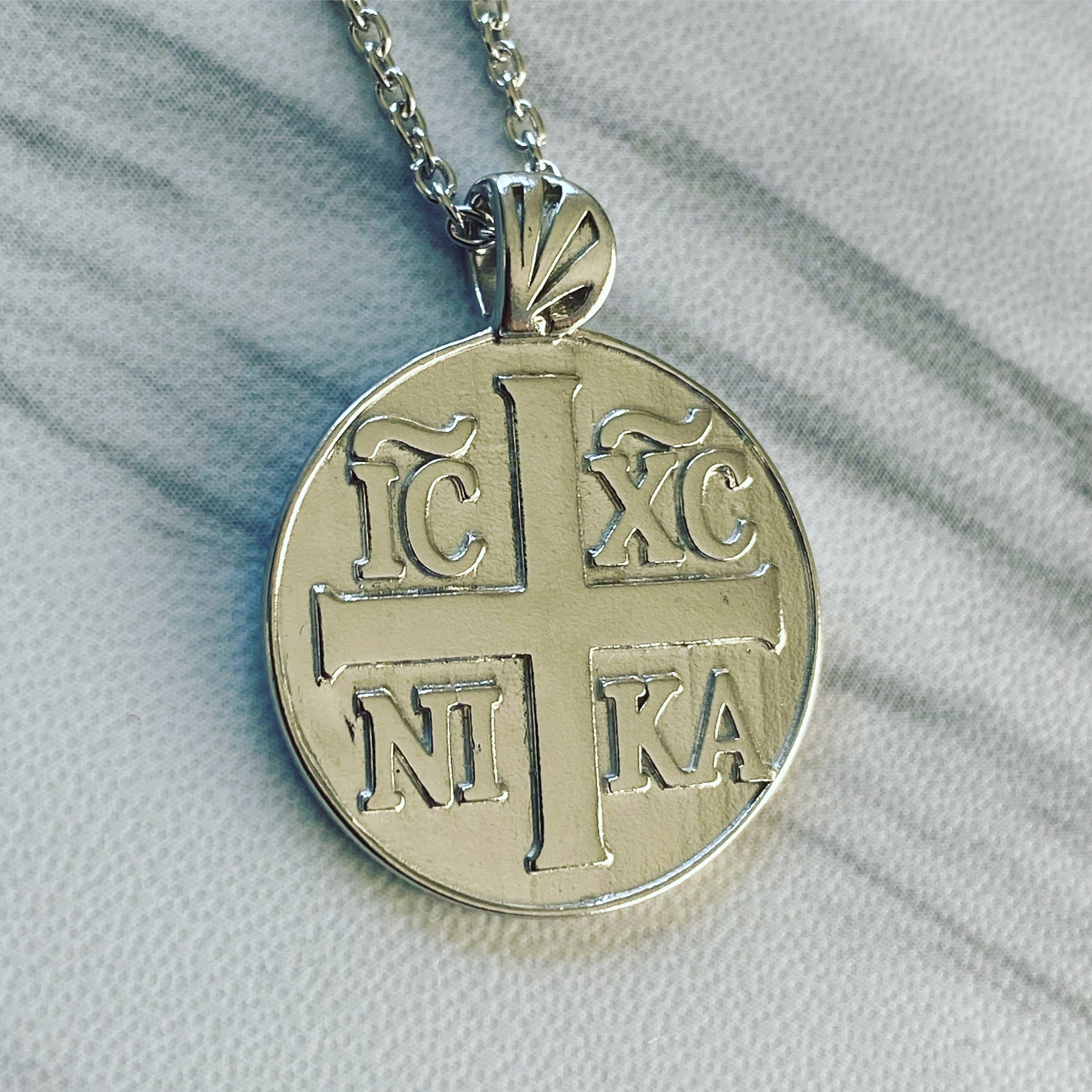 アクセサリー Silver925 Christ necklace top Large Solid 925 Silver Men's Cross 5ct CZ 3.25” BIG Hip Hop