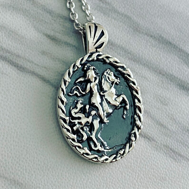 St george pendant sterling silver Clearance