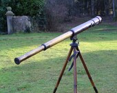 WW1 Field Artillery Telescope and Tripod 1916 British Spotting Telescope
