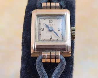 Vintage Ladies Rolex 18ct Gold cocktail wristwatch. WW2 1940.