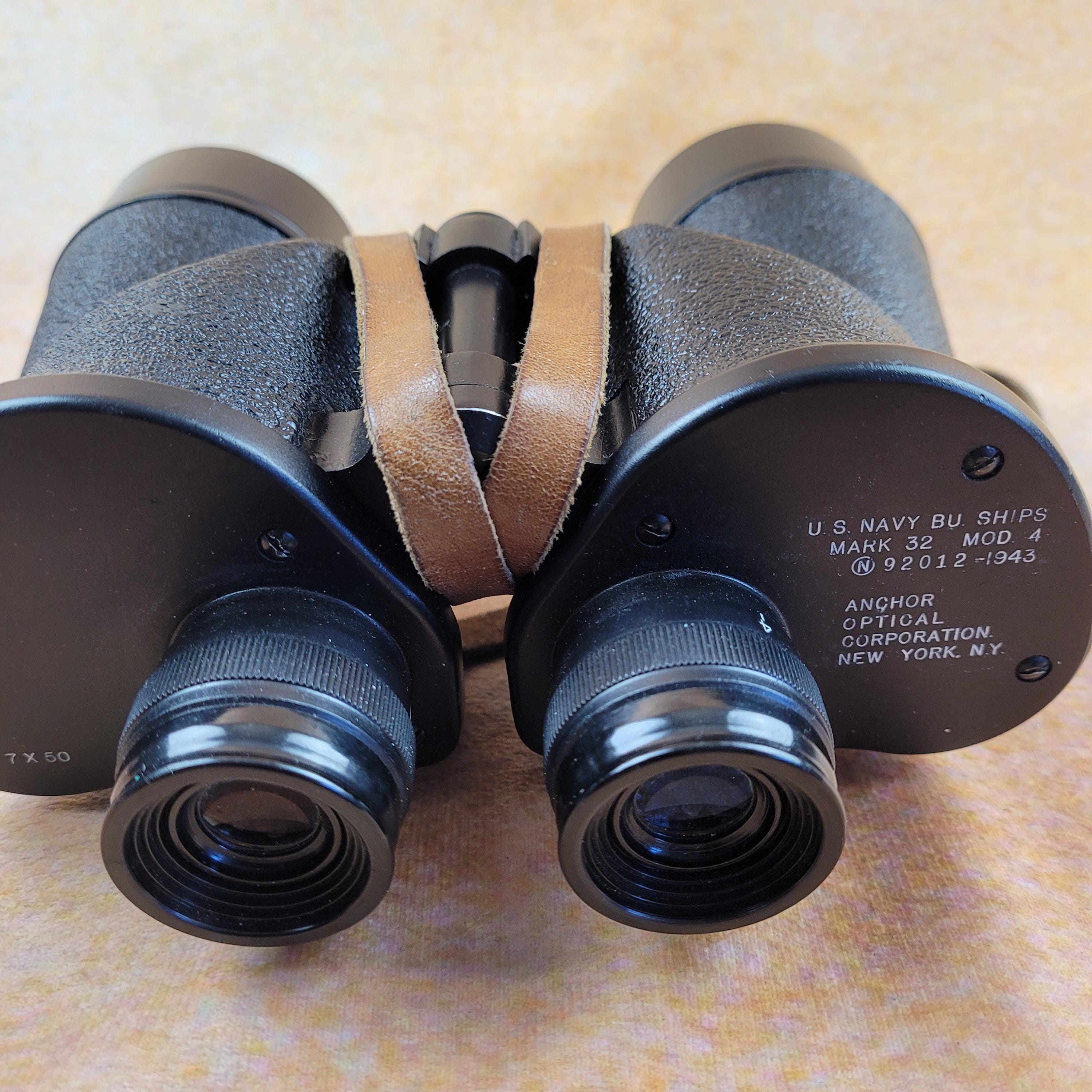 Rare WW2 US Navy Buships Military Binoculars. 7 X 50. Mk 32