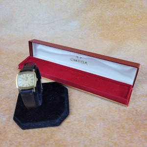 Ladies Vintage Omega DeVille watch. 18ct gold plate over steel. 1960s
