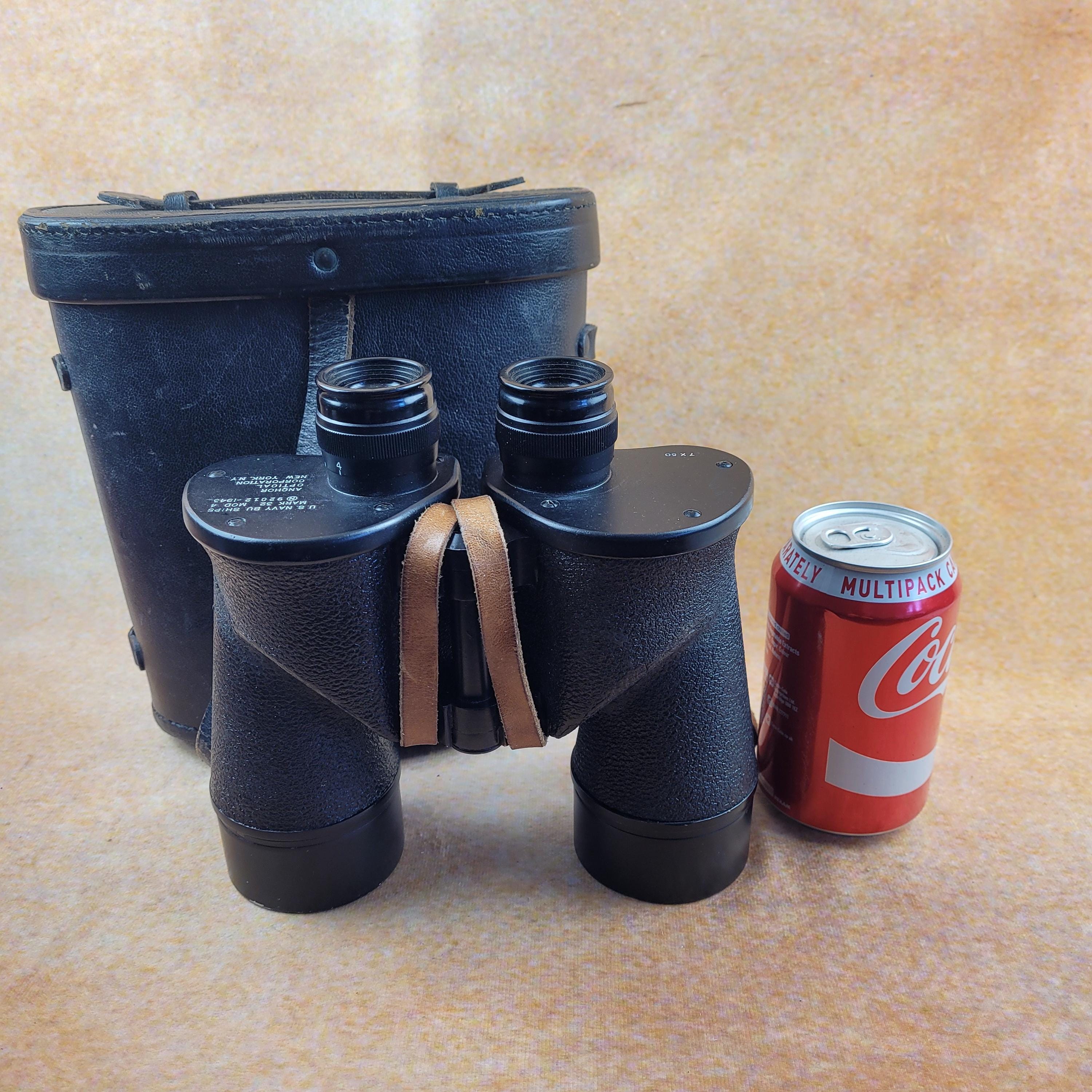 Rare WW2 US Navy Buships Military Binoculars. 7 X 50. Mk 32