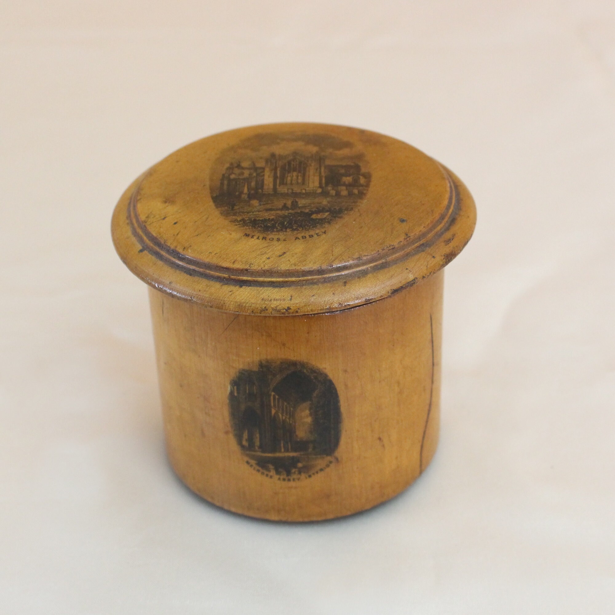 Mauchline Ware Treen of Melrose Abbey Circa 1880 - Etsy UK