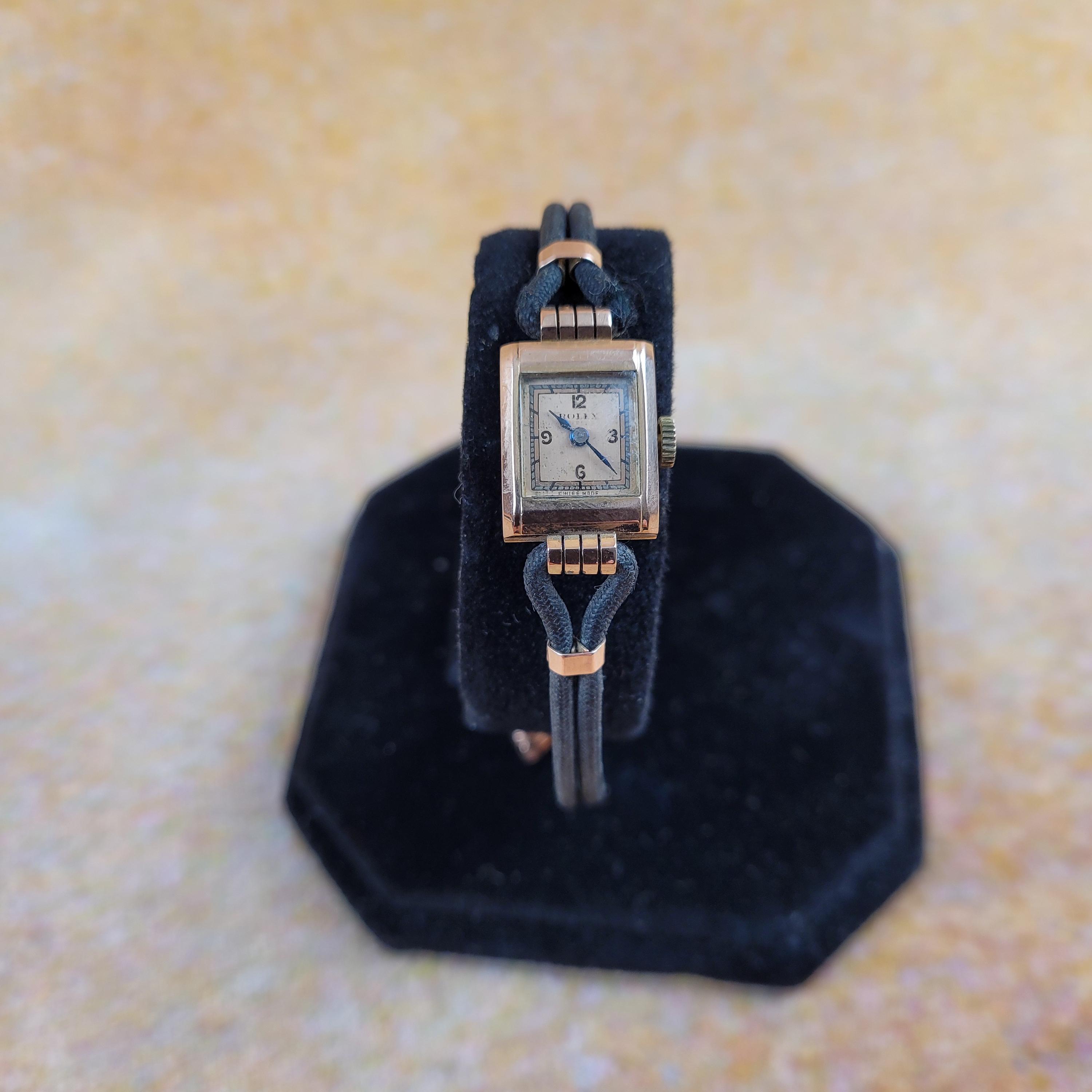 Vintage Ladies Rolex 18ct Gold Cocktail Wristwatch. WW2 1940. - Etsy
