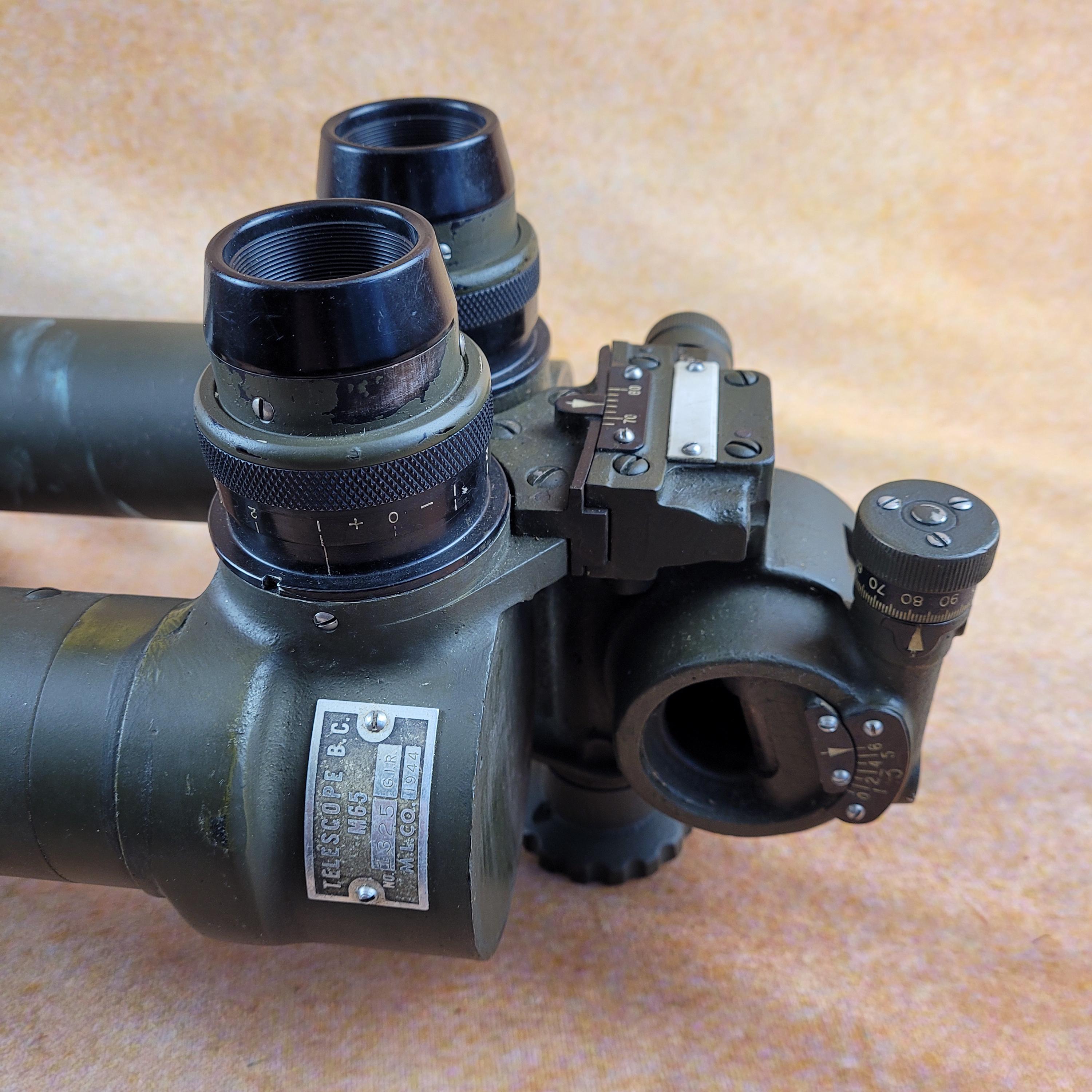 Military Telescope Bc M65 第二次世界大戦時のアメリカ陸軍M65砲兵中