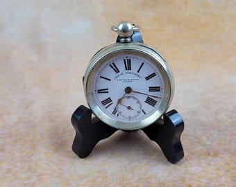 Antike Nordeisenbahn Taschenuhr, Potts and Sons, circa 1870