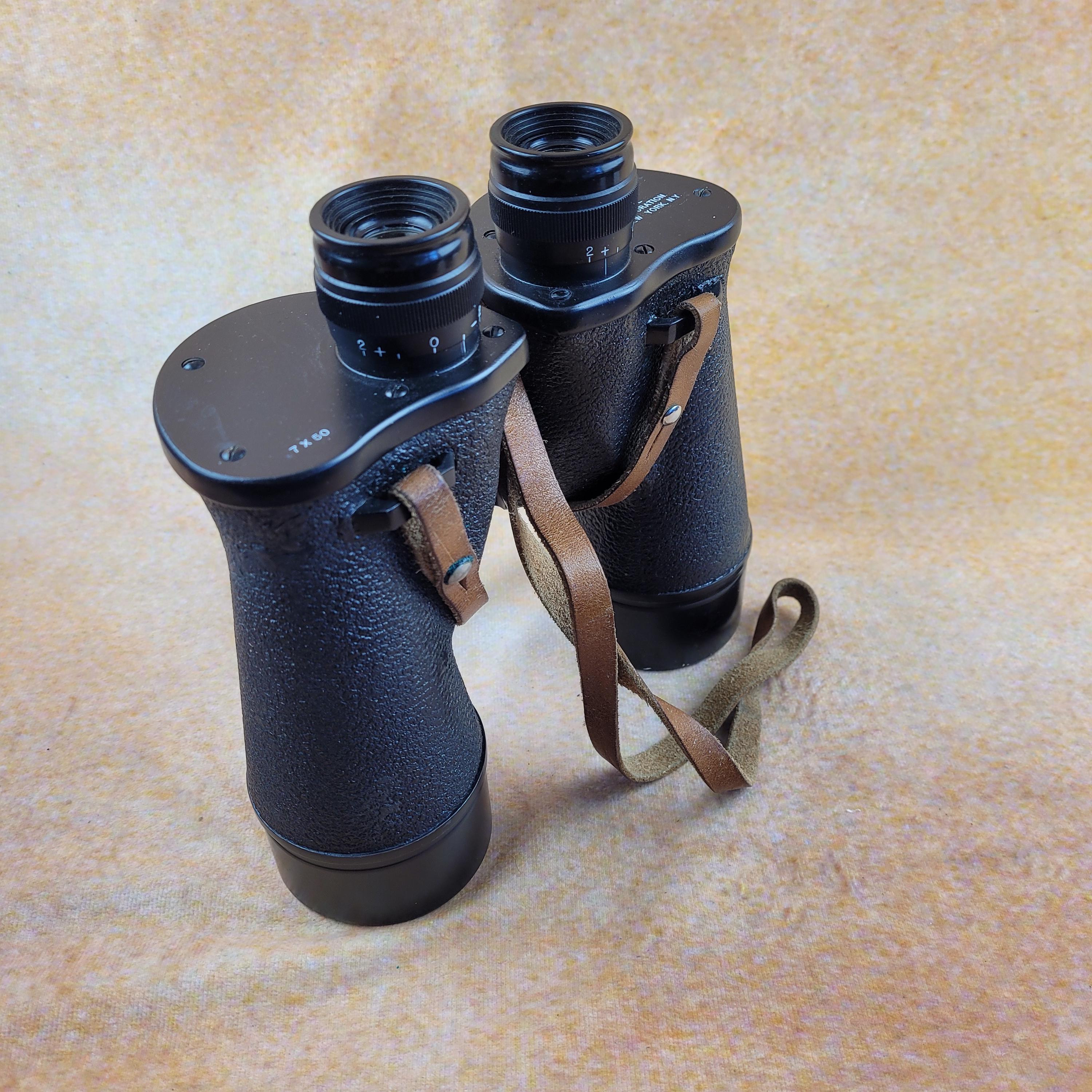 Rare WW2 US Navy Buships Military Binoculars. 7 X 50. Mk 32
