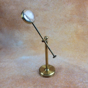 Antique Bulls Eye Illuminator magnifier. Late Victorian circa 1890 - 1900