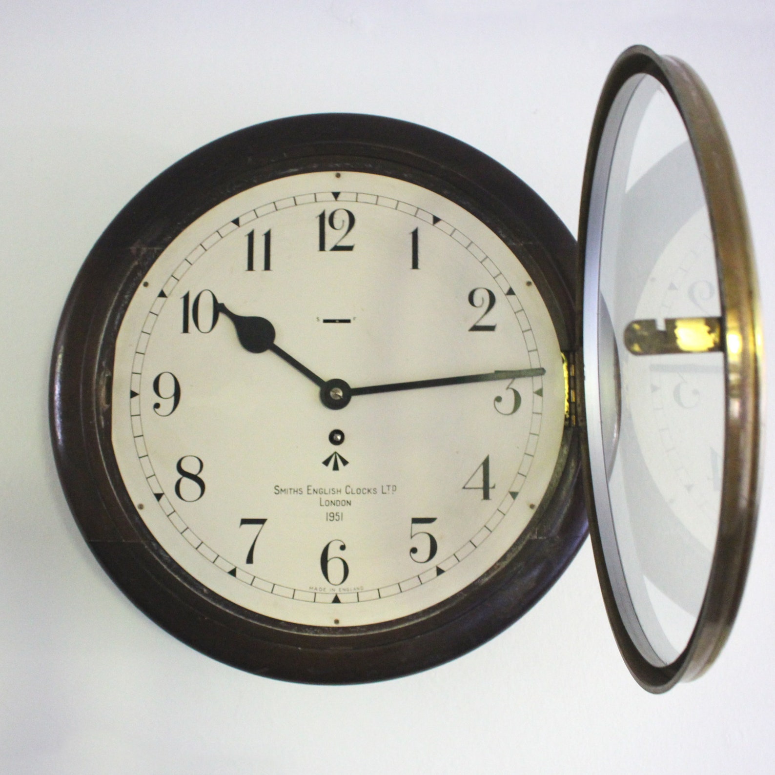 Vintage British military issue wall clock dated 1951 Etsy
