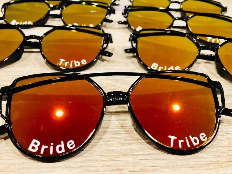Personalized Sunglasses Bachelorette Gifts Wedding Wedding | Etsy