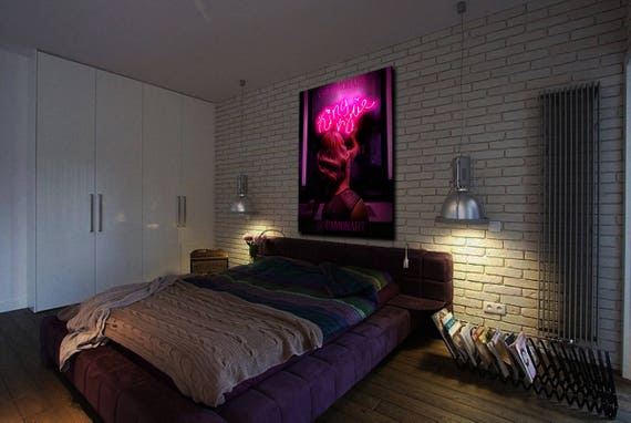 Poster Konig Kylie Neon Light Poster Kylie Jenner Kunst Kylie Lippe Kit Neon Poster