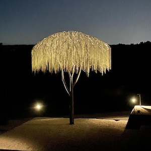 Eternal Tree Sculpture - Kinetic Outdoor Art - Large Tree Sculpture