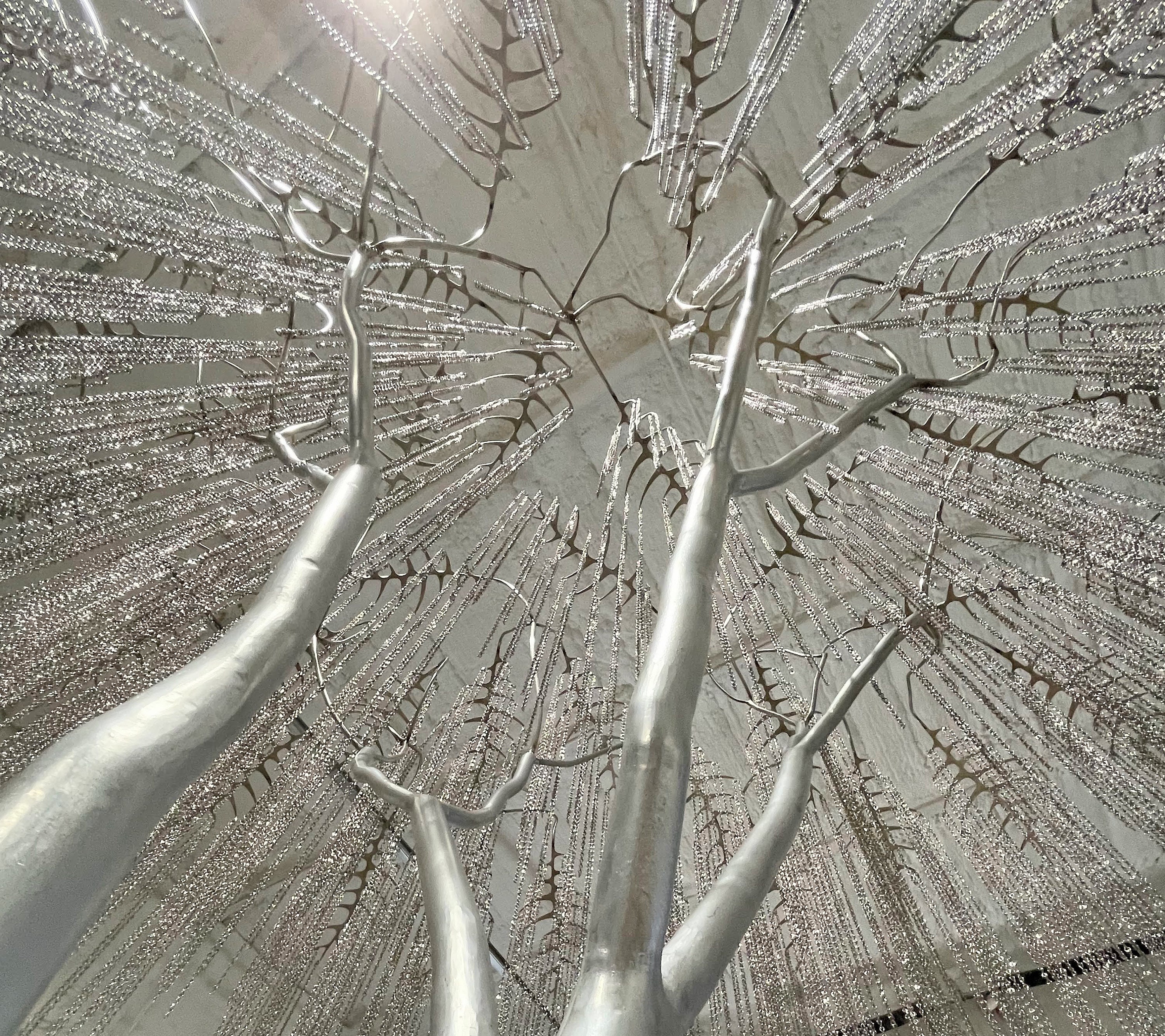 Arbor Aeternia - Kinetic Tree Sculpture - Modern Outdoor Art - Large ...
