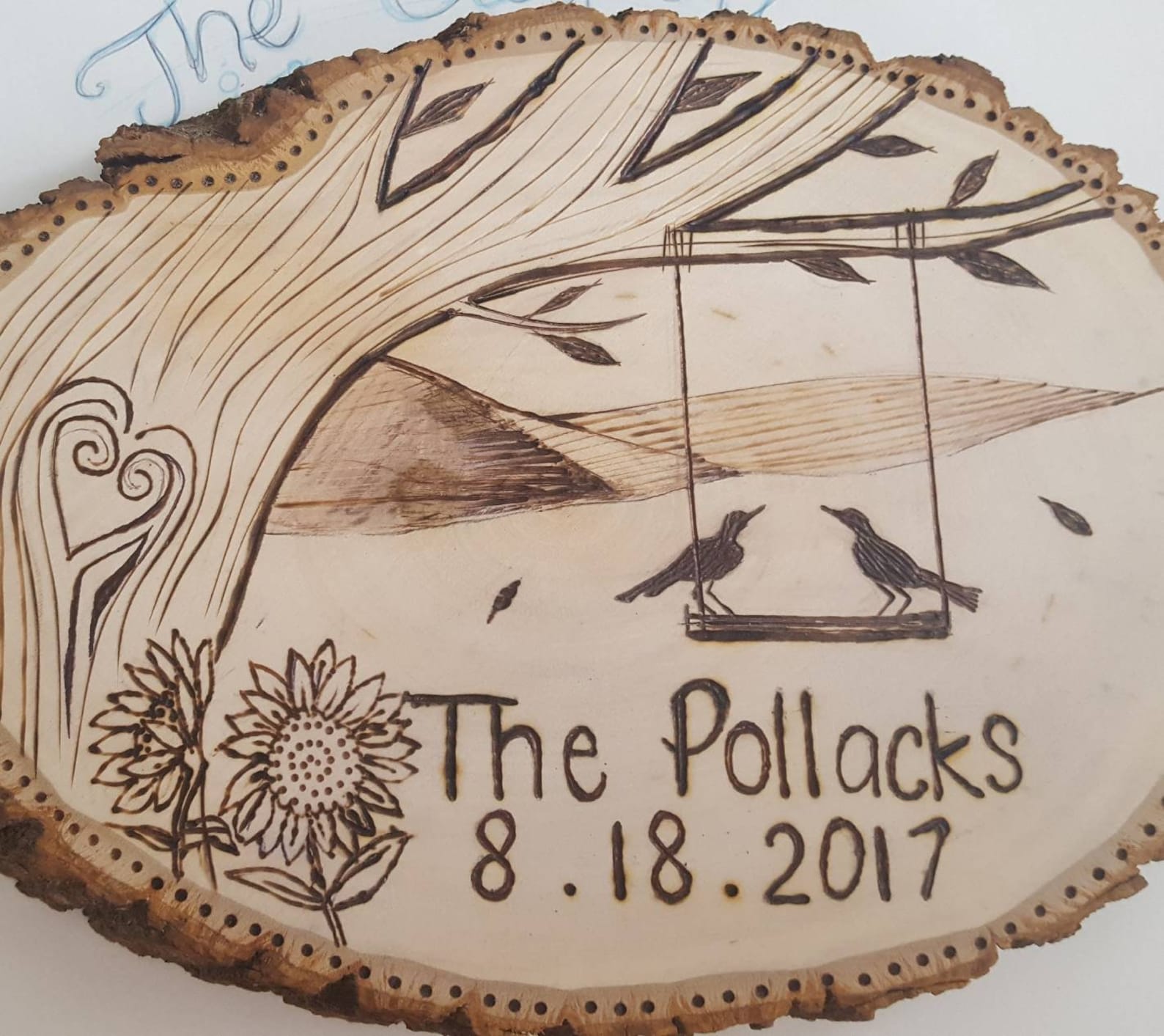 Custom Wood Burning Art - Personalized Pyrography - Rustic Wall Decor ...