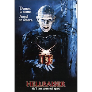 Hellraiser Movie Poster - 1987 - Horror - One Sheet Artwork - Digitale Download