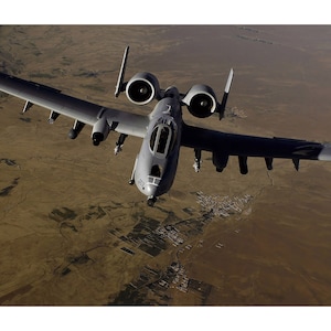 A-10 Thunderbolt II Warthog - Military Plane Photo - Digital Download