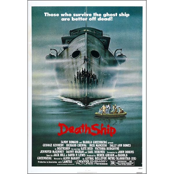 Death Ship Movie Poster Print - 1980 - Horror - One Sheet Artwork - Digital Download