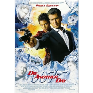 Die Another Day Movie Poster - 2002  - Action - One Sheet Artwork